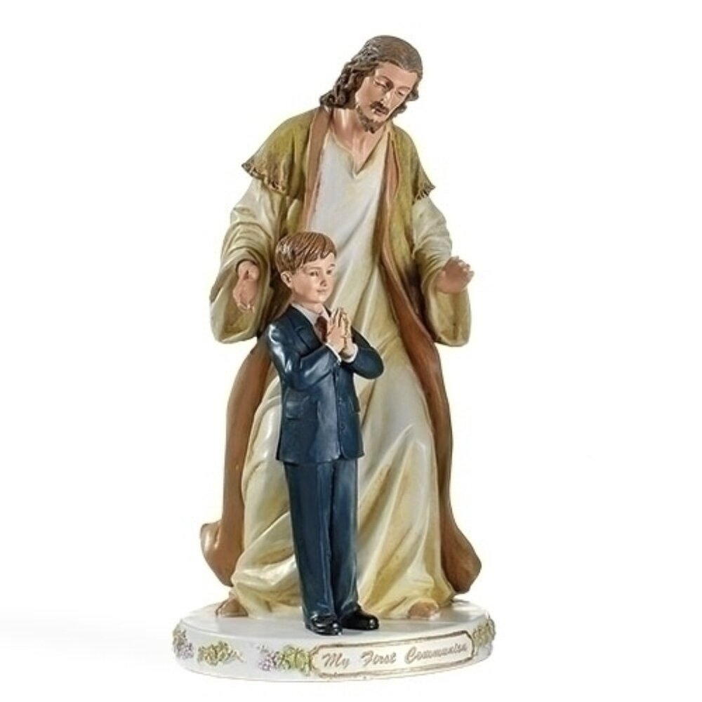 Jesus figure with Boy
